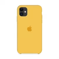 Силиконовый чехол Apple Silicone Case Lemonade для iPhone 11